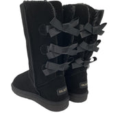 Boots Shoes Fashion Three Bows Tie High Boots Women-BS00983-Veeddydropshipping